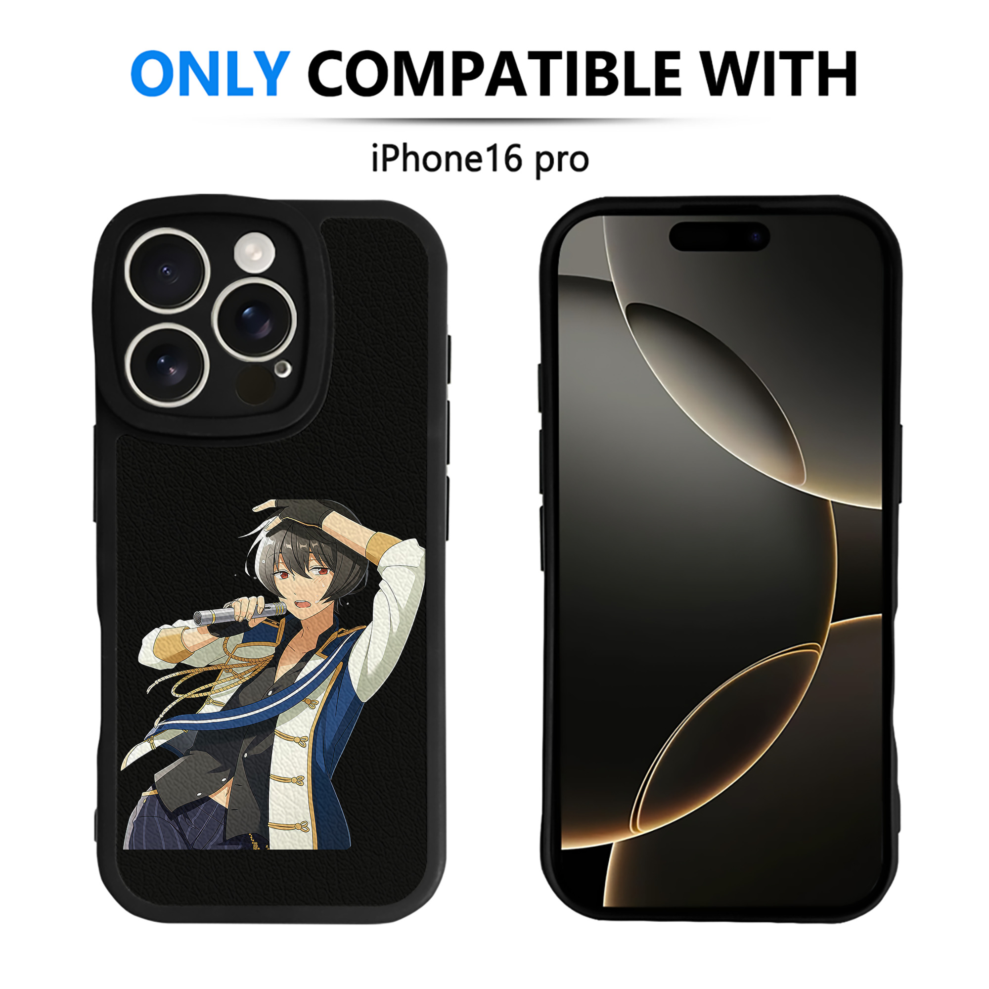 （画像用） あんさんぶるスターズ! Ensemble Stars 【iPhone 16シリーズ対応】シリコンスマホケース（レザー調） 材質：シリコン